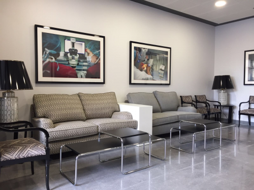 Sala de espera Ginemed Huelva
